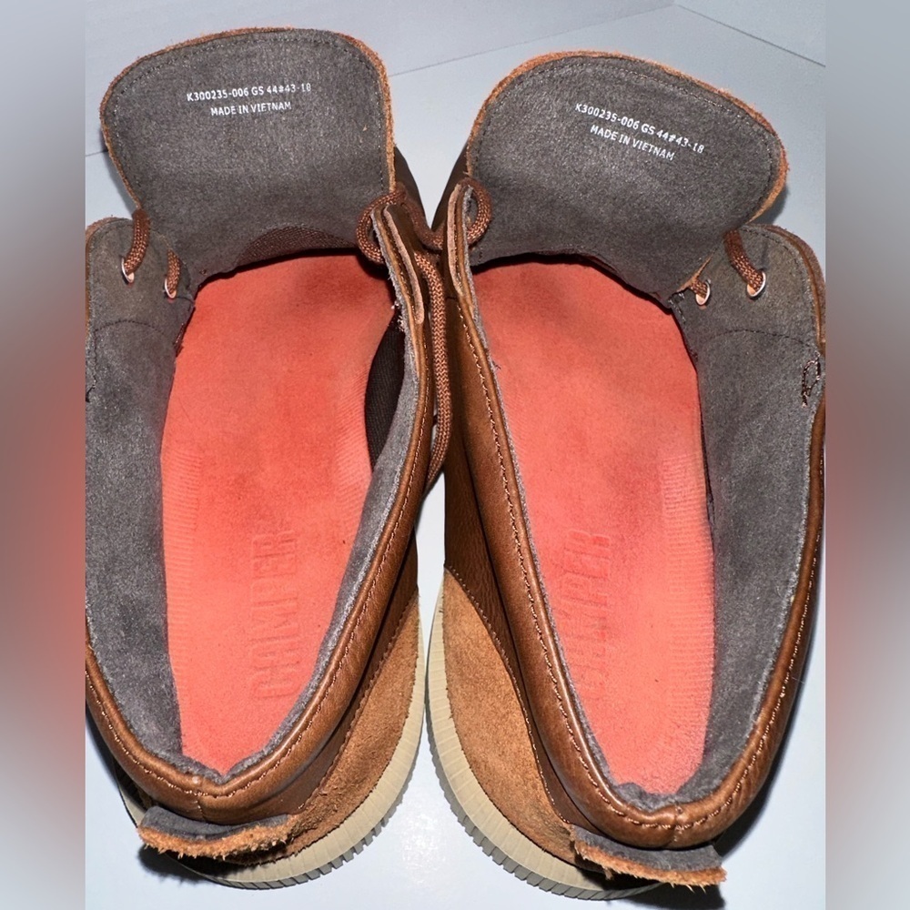 Camper Bill Chukka Ankle Boots in Brown 44 10.5 Mixed Leather Suede - Picture 7 of 9